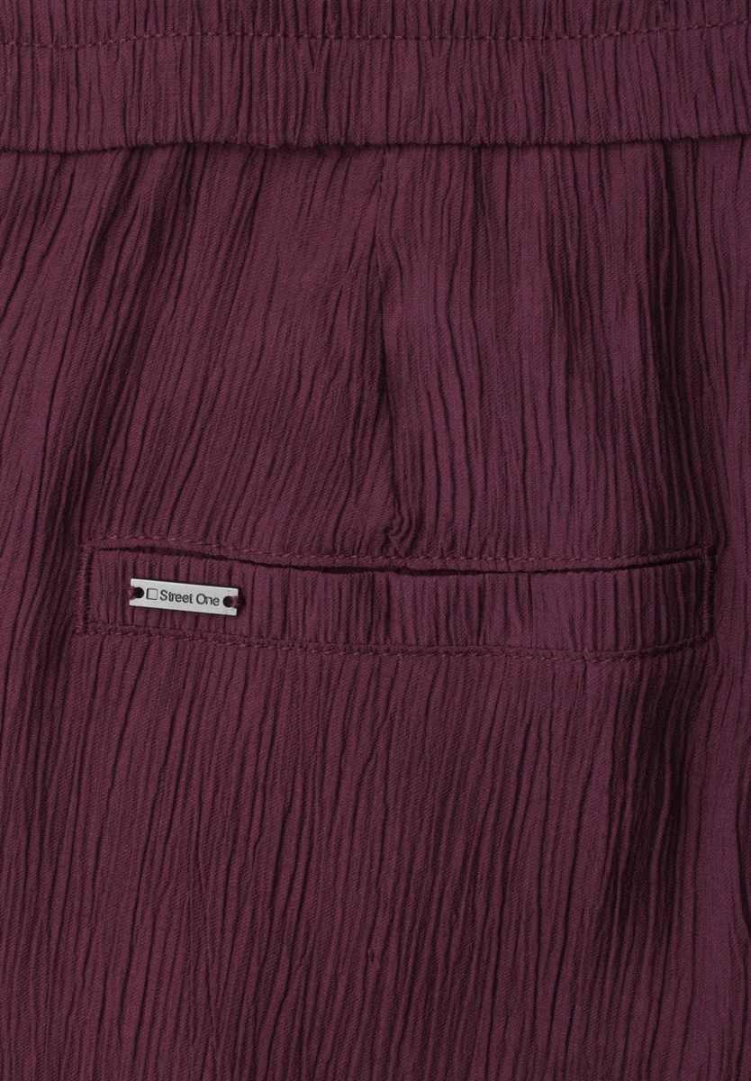 Mid Waist Wide Leg Hose im Loose Fit