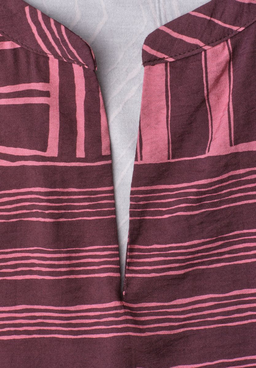 Dropped Shoulder Shirt mit Split Neck