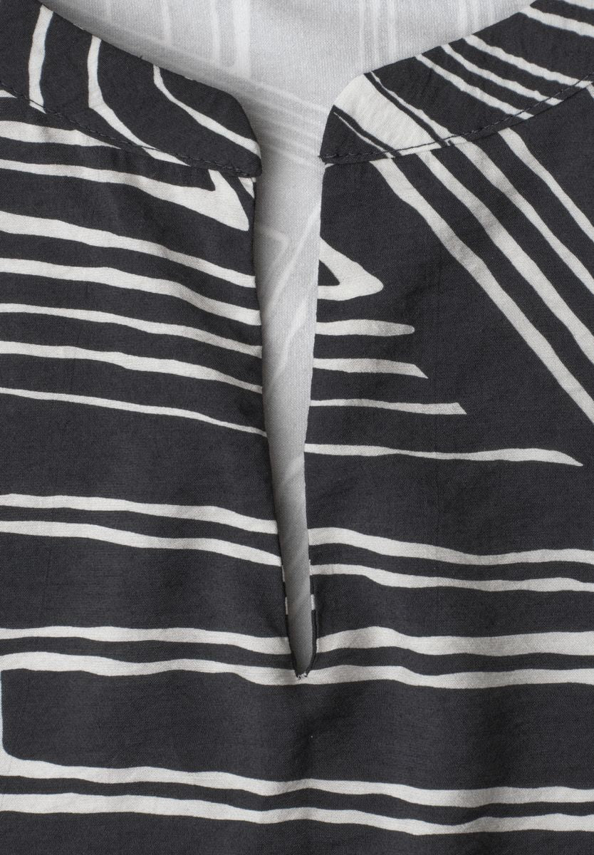 Dropped Shoulder Shirt mit Split Neck