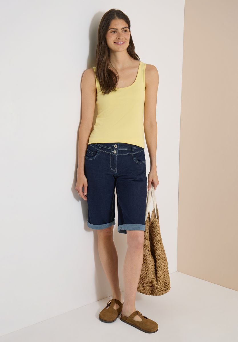 High Waist Wide Leg Shorts im Loose Fit