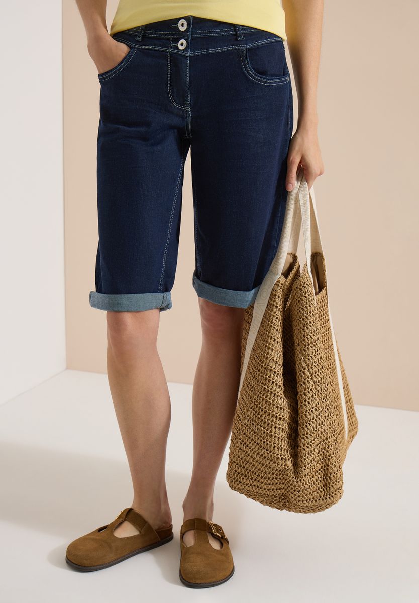 High Waist Wide Leg Shorts im Loose Fit