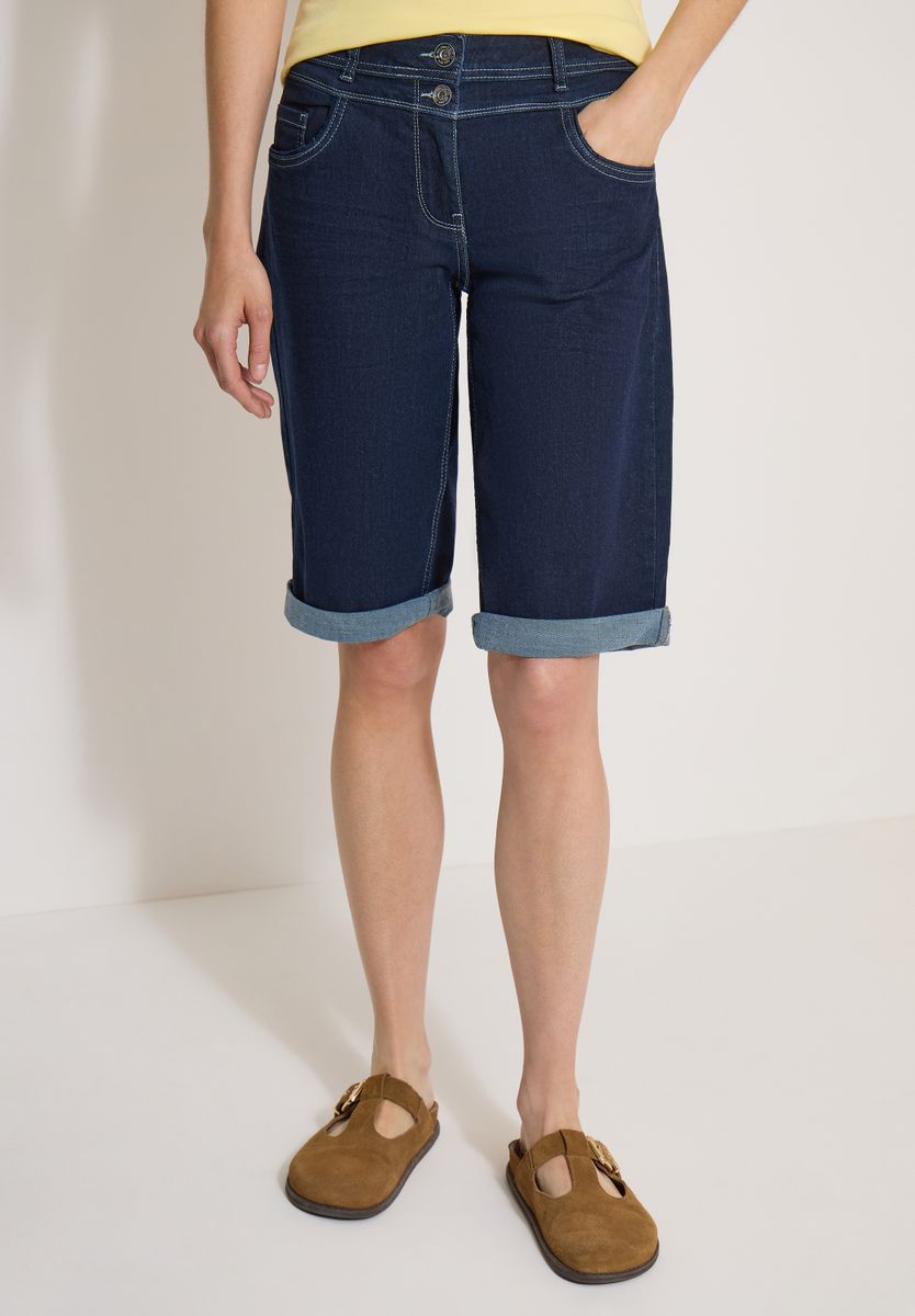 High Waist Wide Leg Shorts im Loose Fit