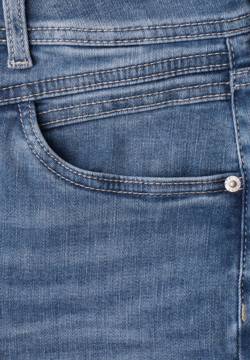 Straight Leg Jeans im Casual Fit mit Turn-Up