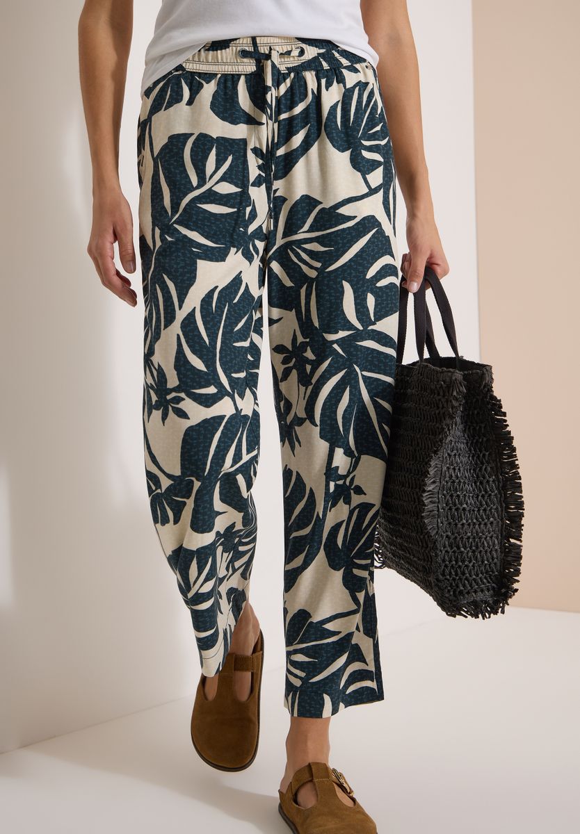 High Waist Wide Leg Hose im Loose Fit
