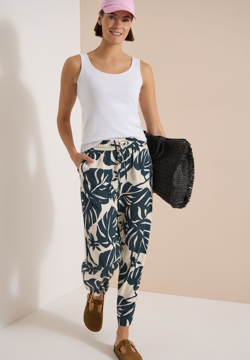 High Waist Wide Leg Hose im Loose Fit