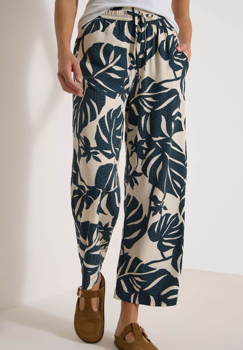 High Waist Wide Leg Hose im Loose Fit