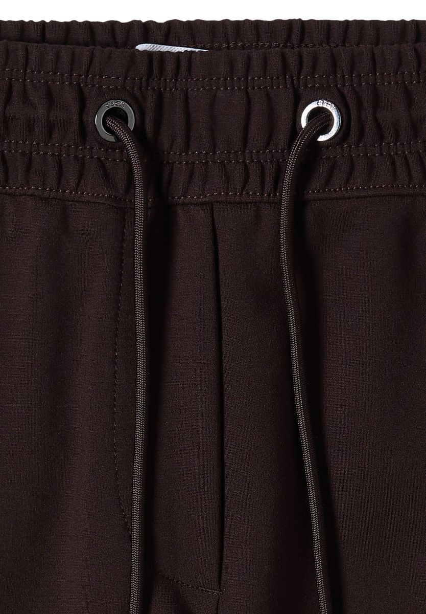 Mid Waist Slim Leg Hose im Casual Fit