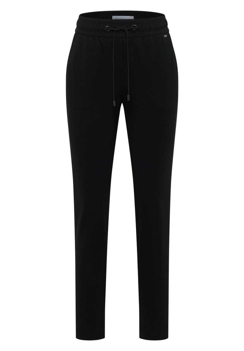 Mid Waist Slim Leg Hose im Casual Fit