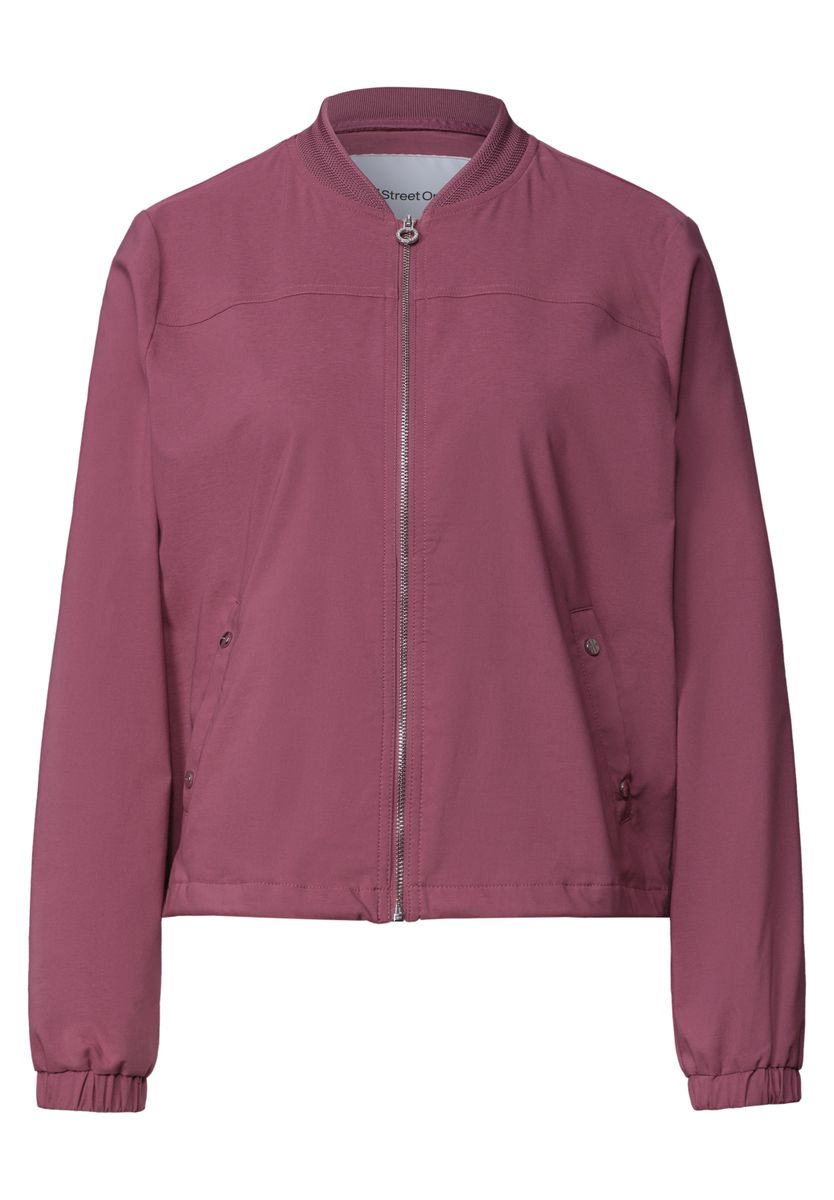 Langarm Blouson mit Zipper