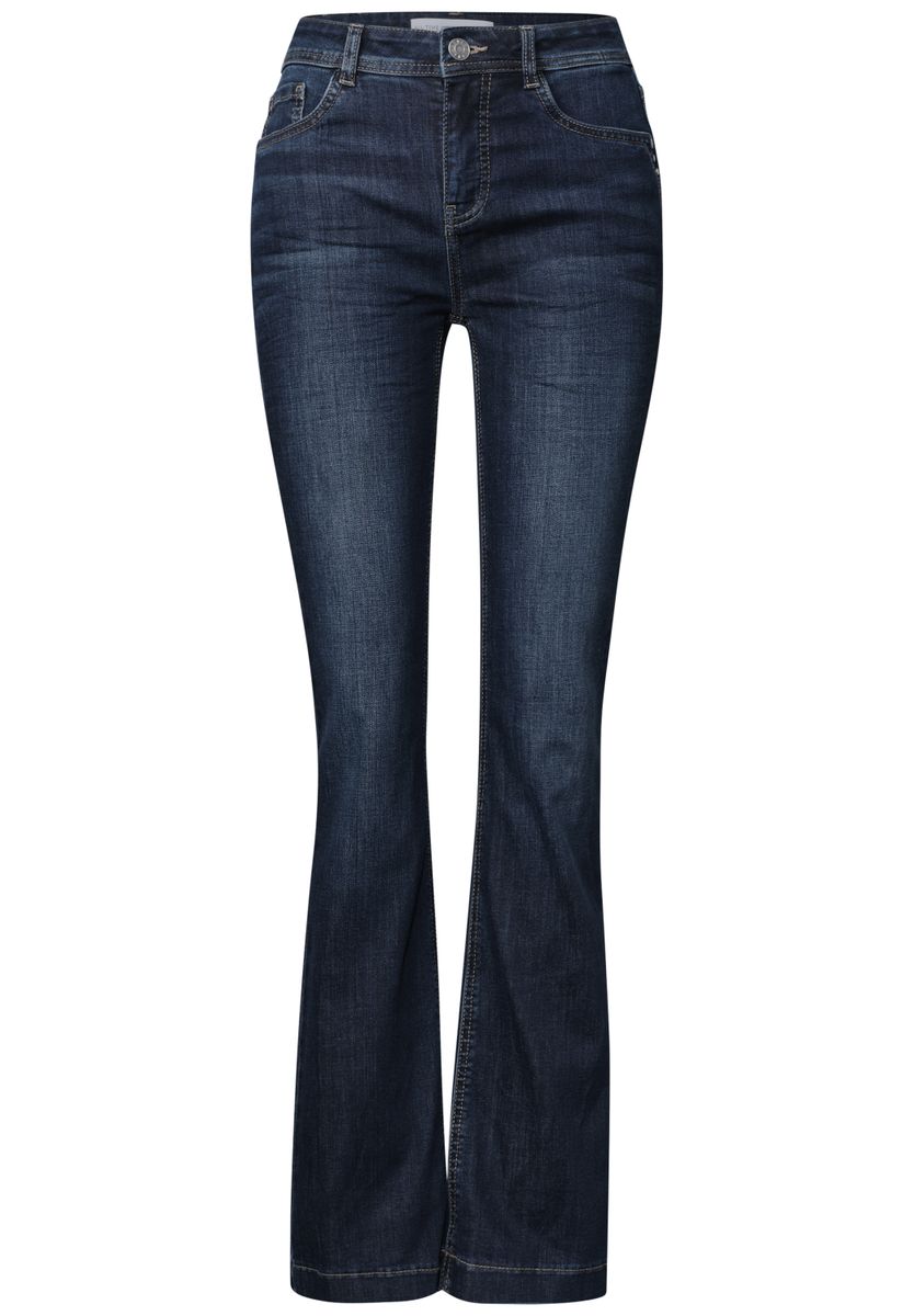 High Waist Bootcut Jeans im Slim Fit