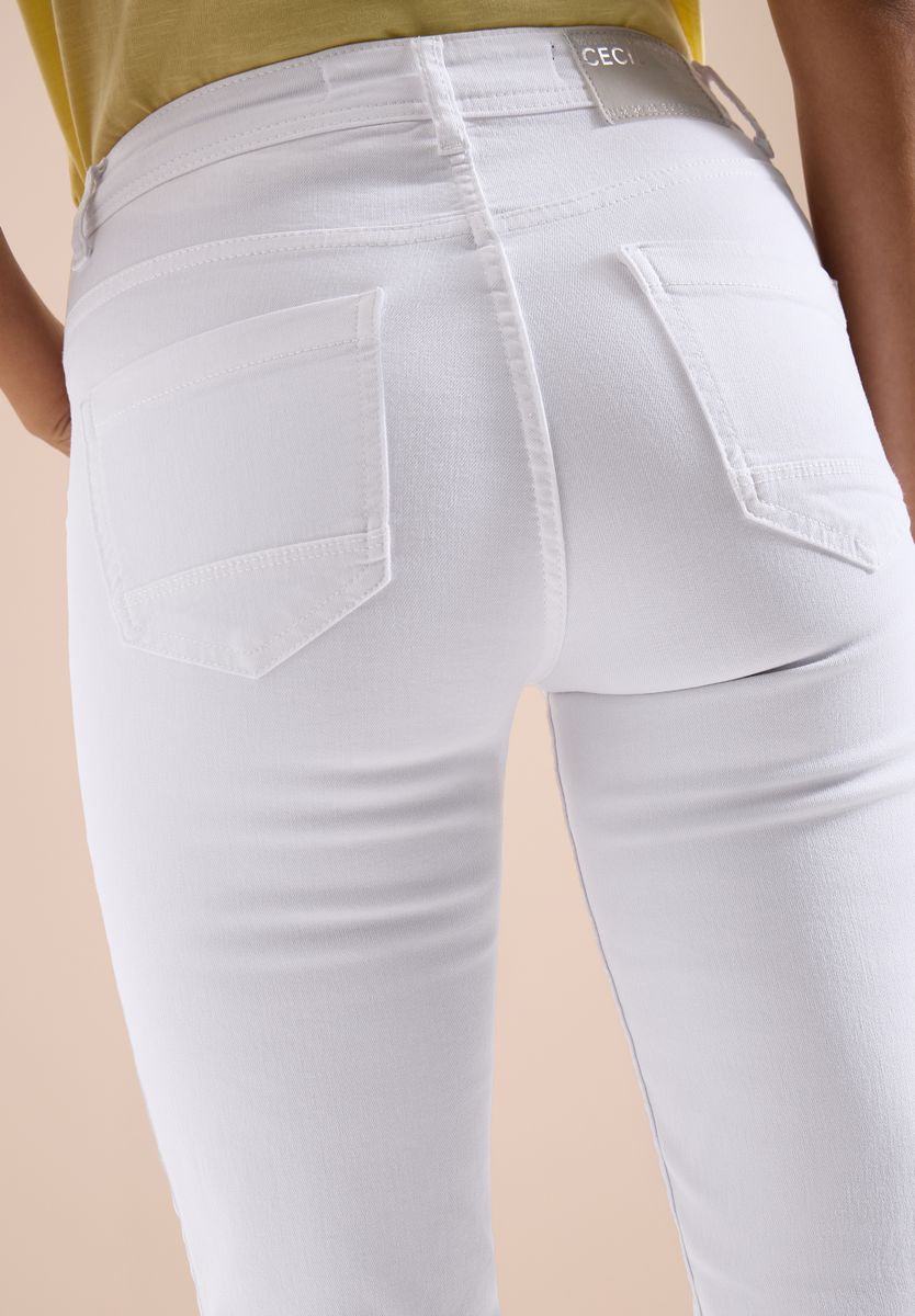 3/4 Slim Leg Jeans im Slim Fit