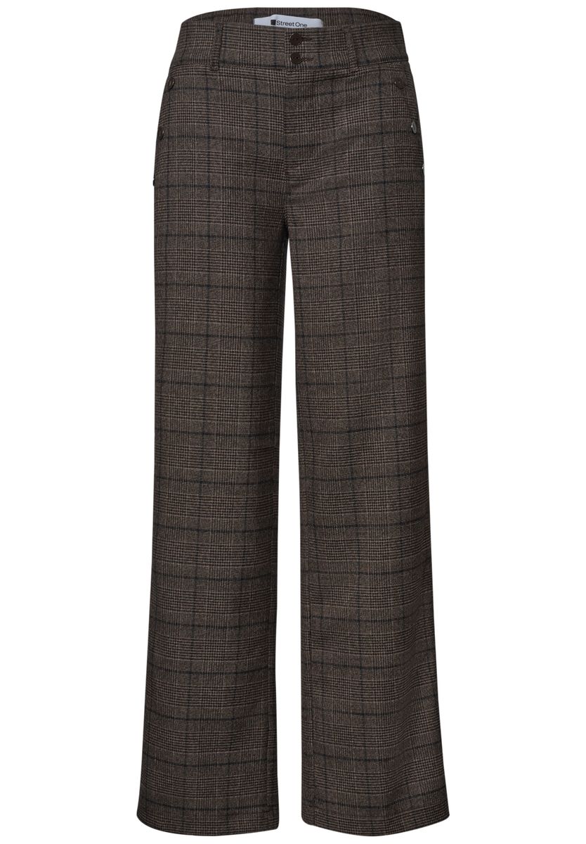 High Waist Straigt Leg Hose im Casual Fit