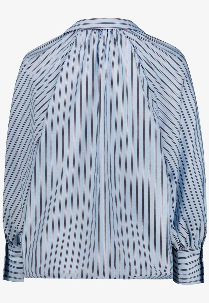 Gestreifte Bluse  mit Hemdkragen