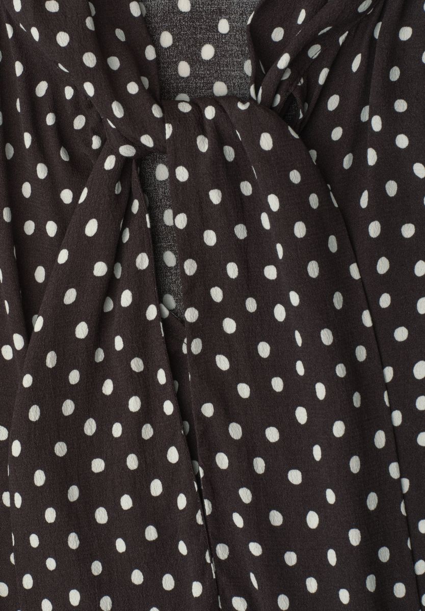 Langarm Bluse mit Schleifendetail
