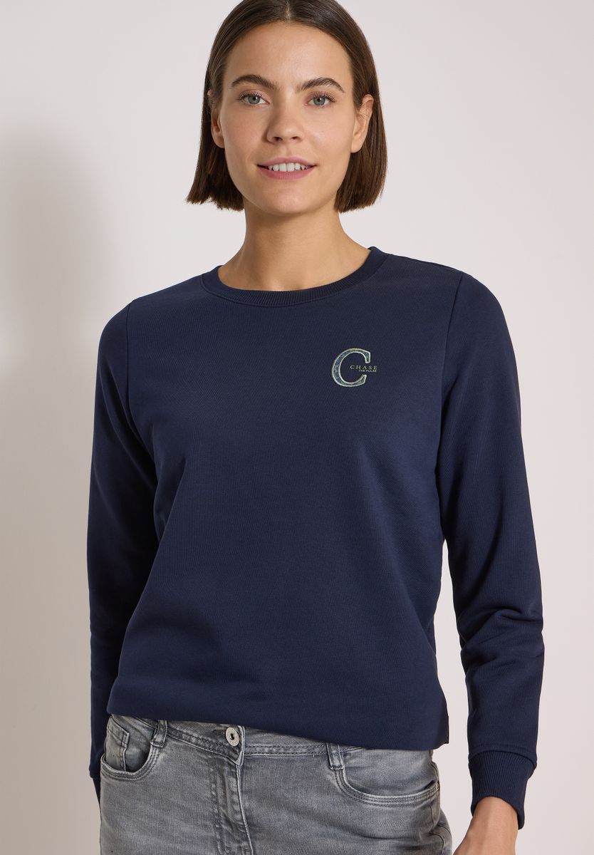 Sweatshirt mit Rundhals und Tunnelzug