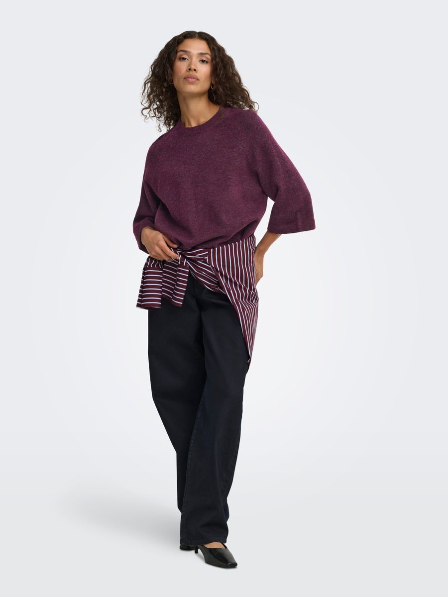 ONLSIMONI 3/4 PULLOVER KNT NOOS