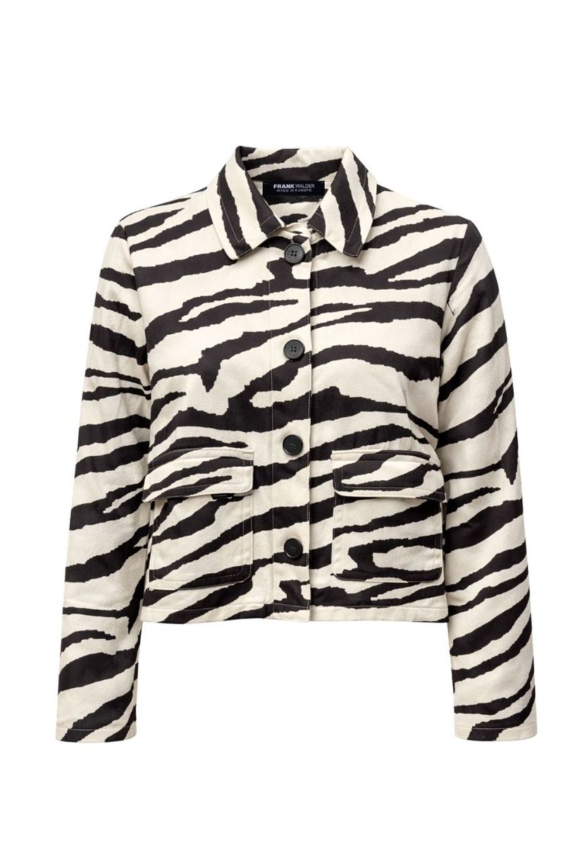 Leichtjacke IVORY NOIR mit Knopfleiste