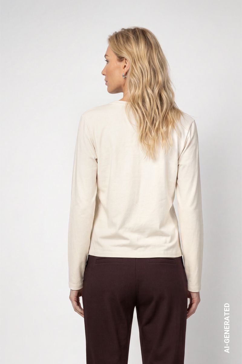 Langarmshirt mit Teddy-Print