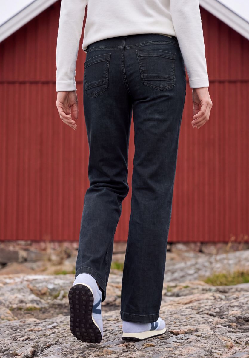 High Waist Wide Leg Jeans im Loose Fit