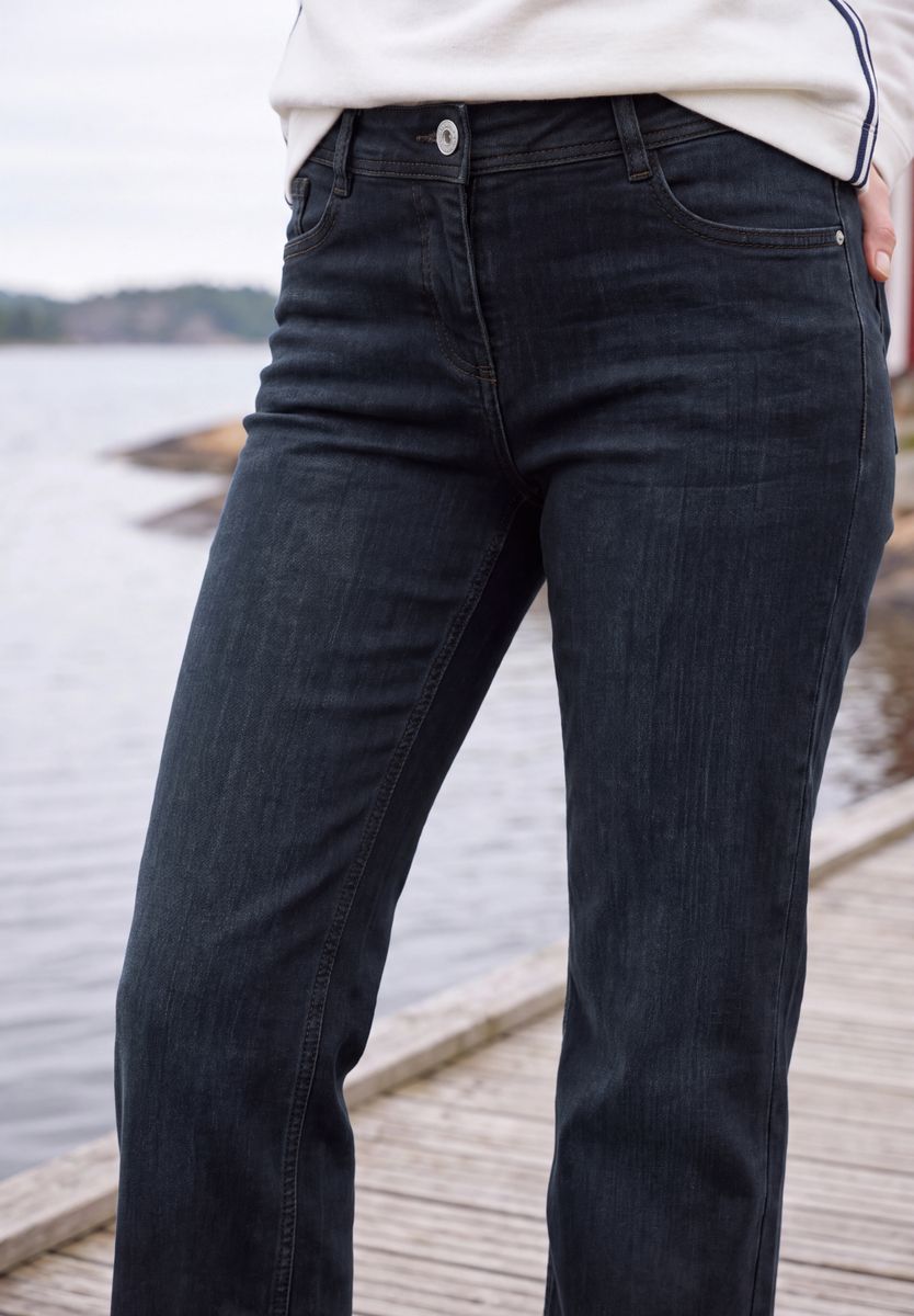 High Waist Wide Leg Jeans im Loose Fit