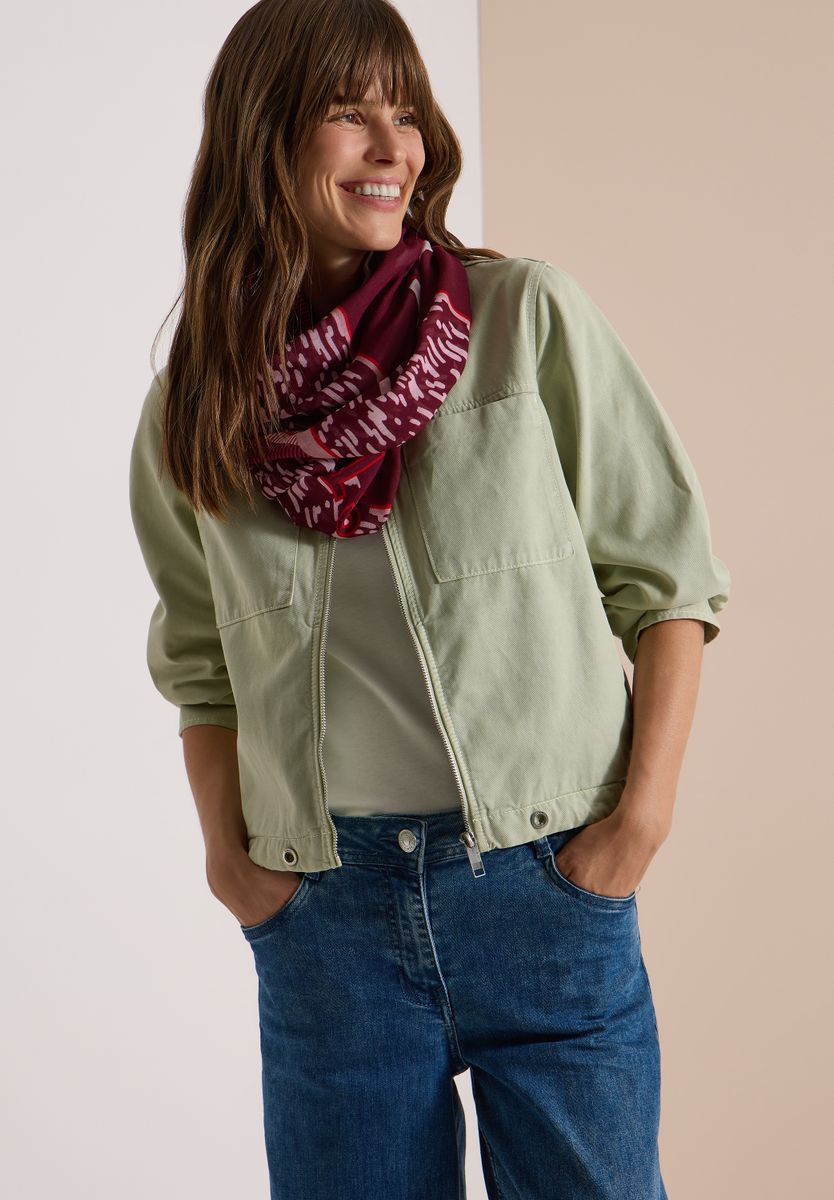 Loop-Schal mit Patchwork-Print