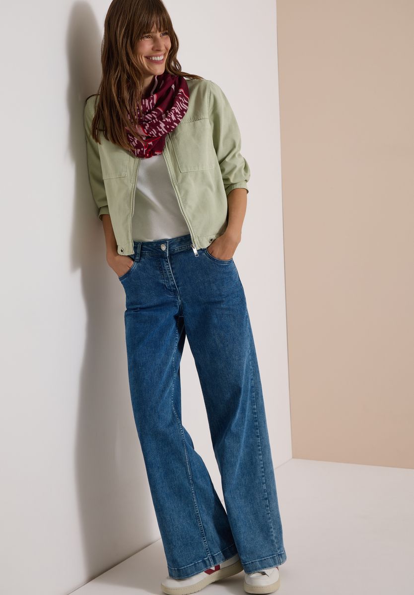 Loop-Schal mit Patchwork-Print