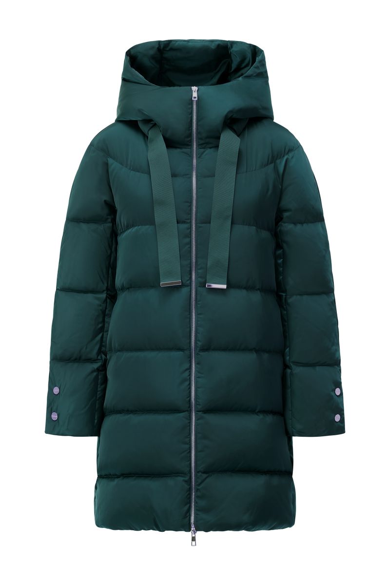 Hooded Midilength Puffer Jacket