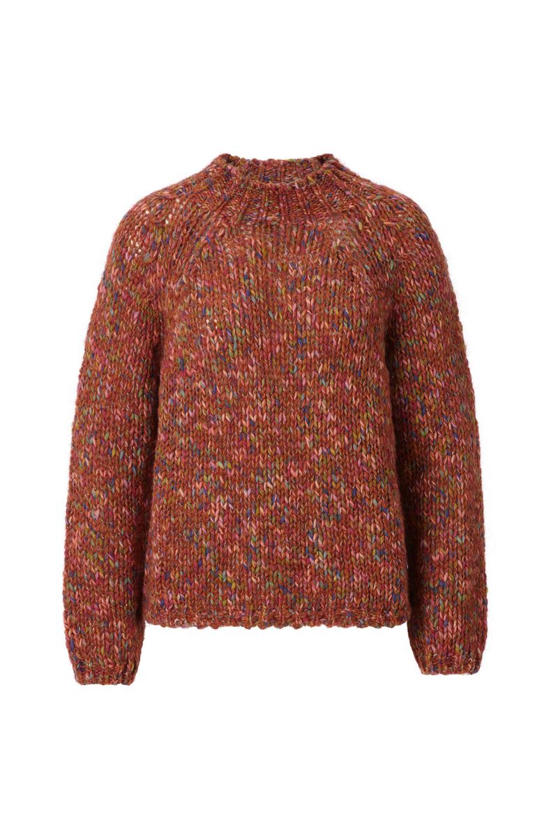 Multicoloured Mock Neck