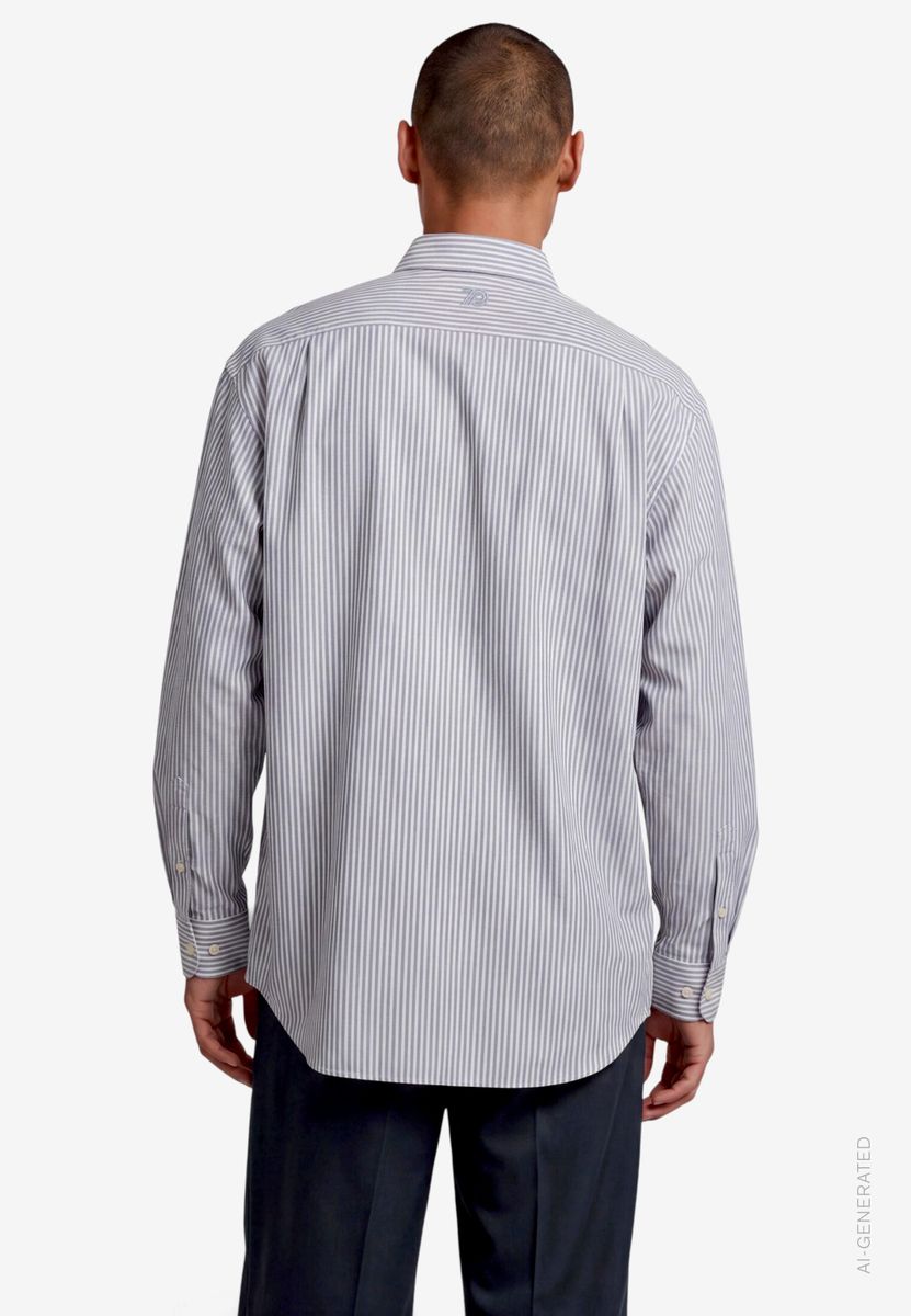 Oversize Hemd  Herren mit Streifen