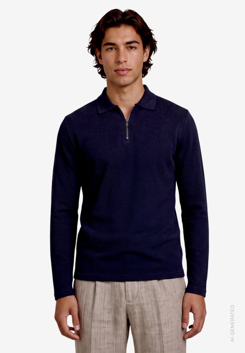 Herren Sweatshirt  mit Reißverschluss