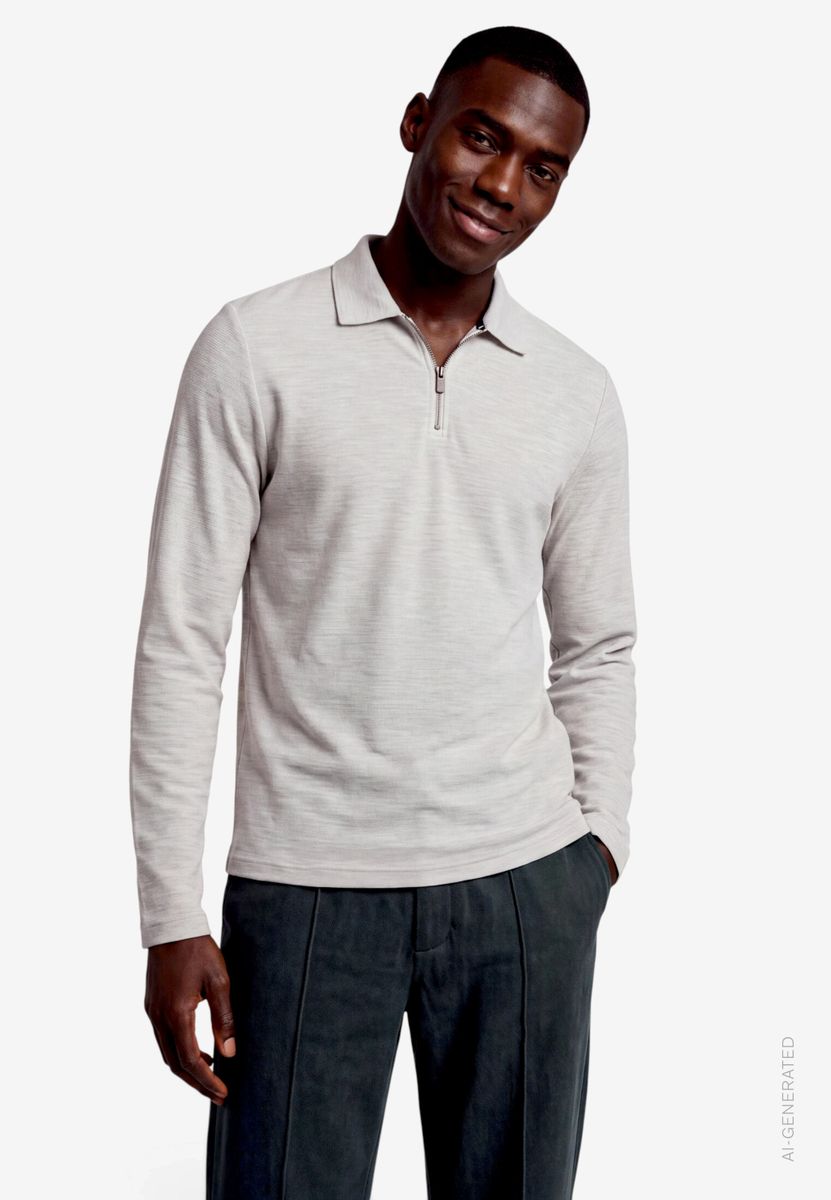Herren Sweatshirt  mit Reißverschluss