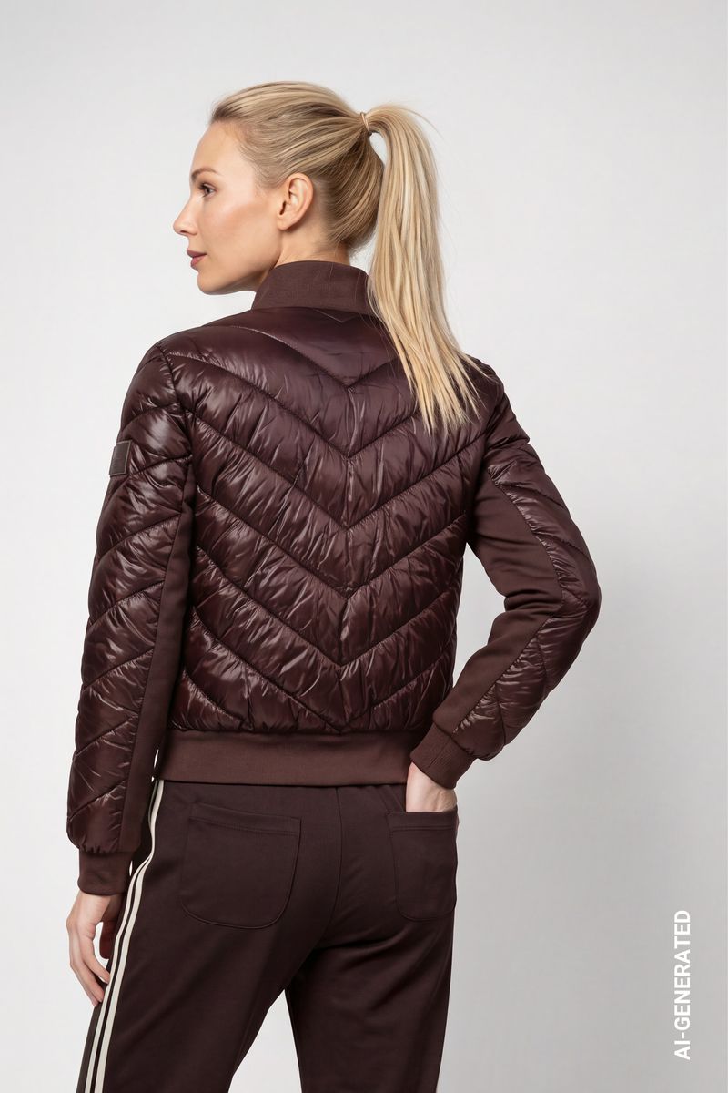 Jacke mit Neopren