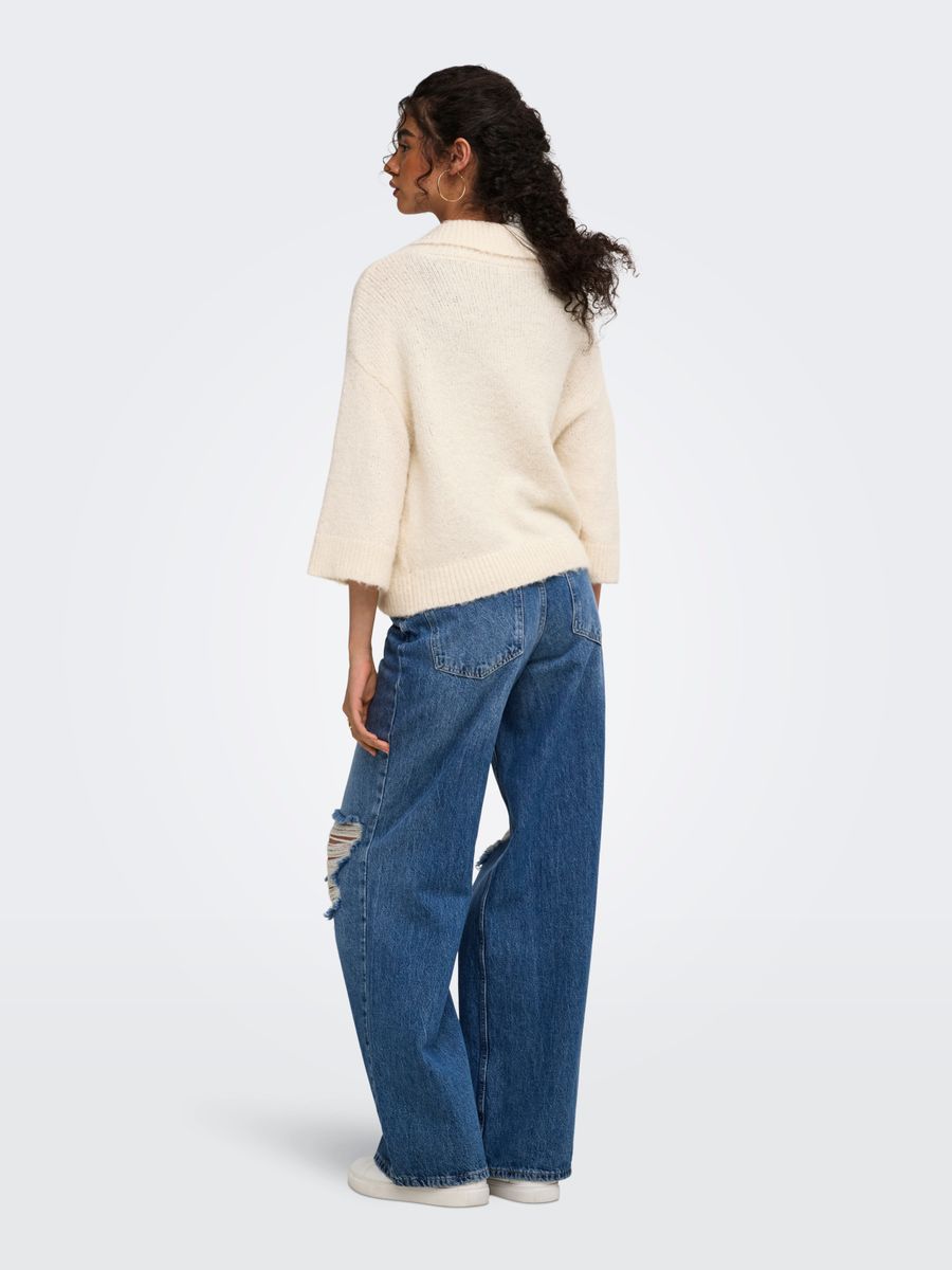 ONLMAGGIE 3/4 WIDE ZIP CARDI CC KNT