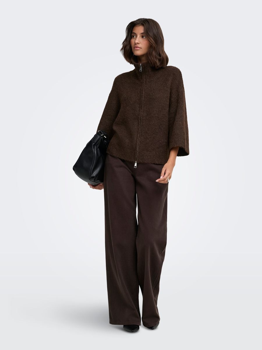 ONLMAGGIE 3/4 WIDE ZIP CARDI CC KNT