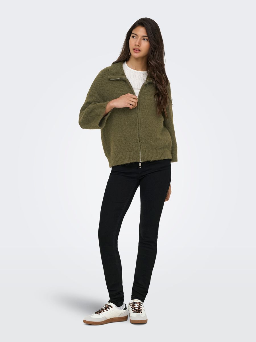 ONLMAGGIE 3/4 WIDE ZIP CARDI CC KNT