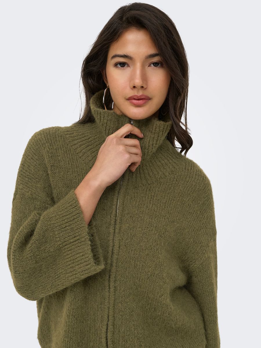 ONLMAGGIE 3/4 WIDE ZIP CARDI CC KNT