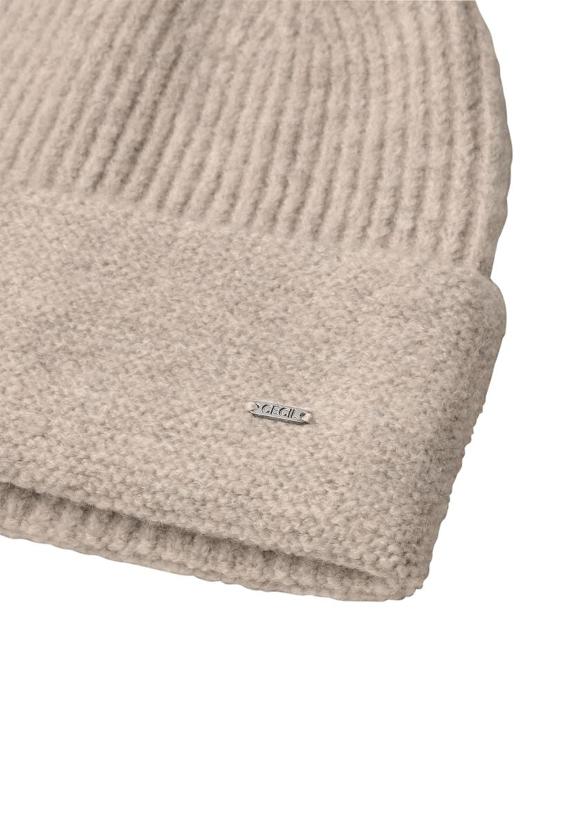 Beanie in Melange-Optik