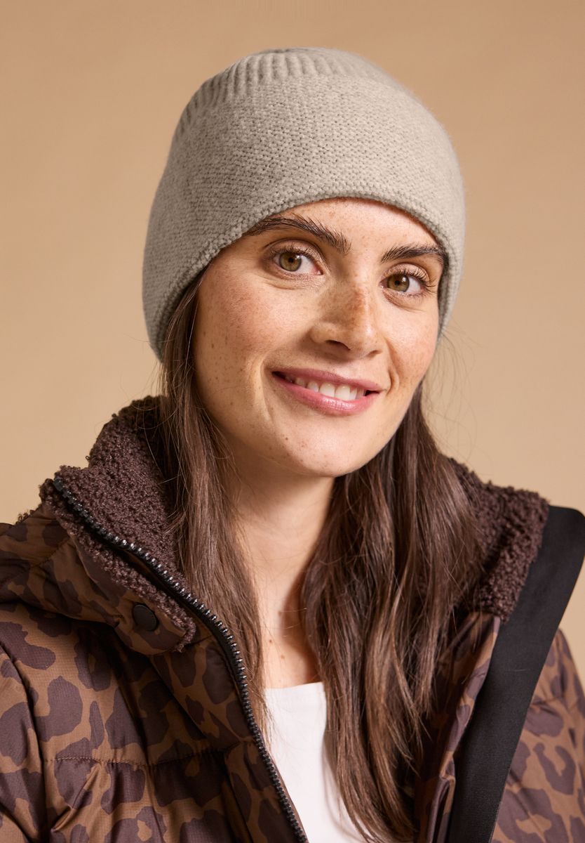 Beanie in Melange-Optik