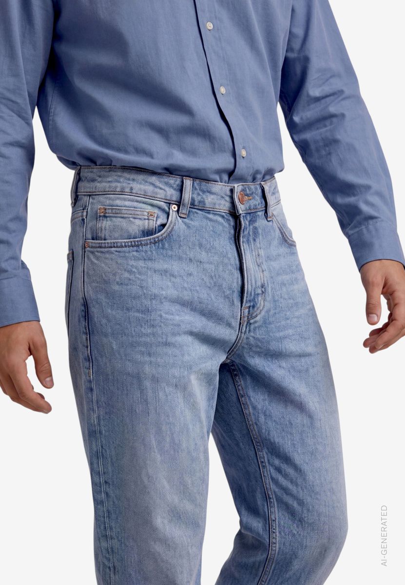 Herren Straight Leg Jeans  im Regular Fit 32 Inch
