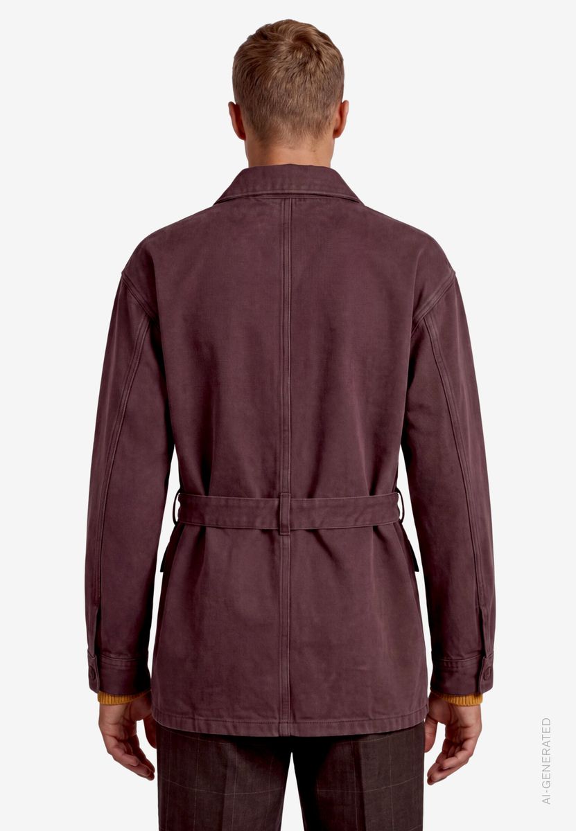 Herren Field Jacket  mit Bindegürtel