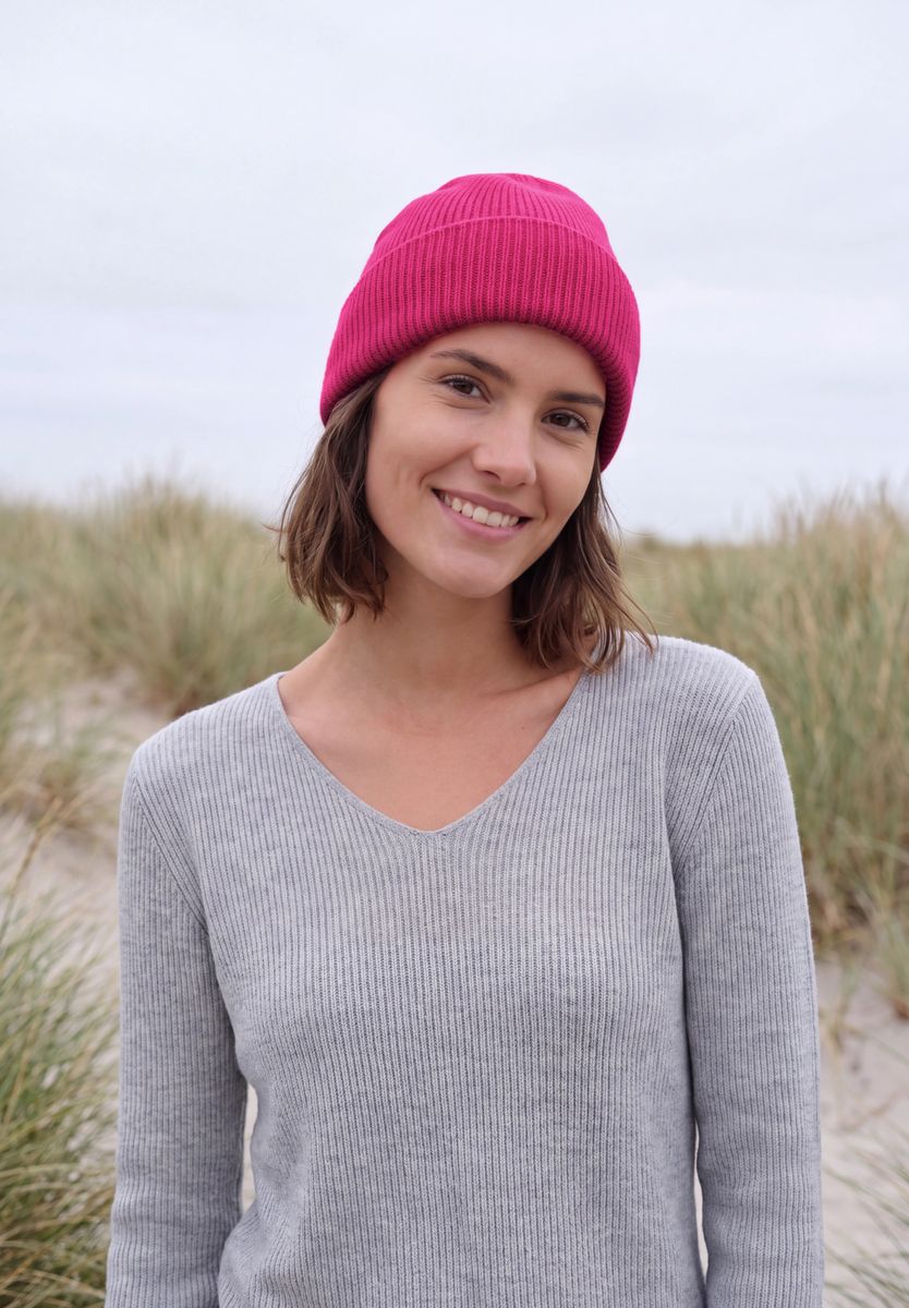 Beanie in Unifarbe