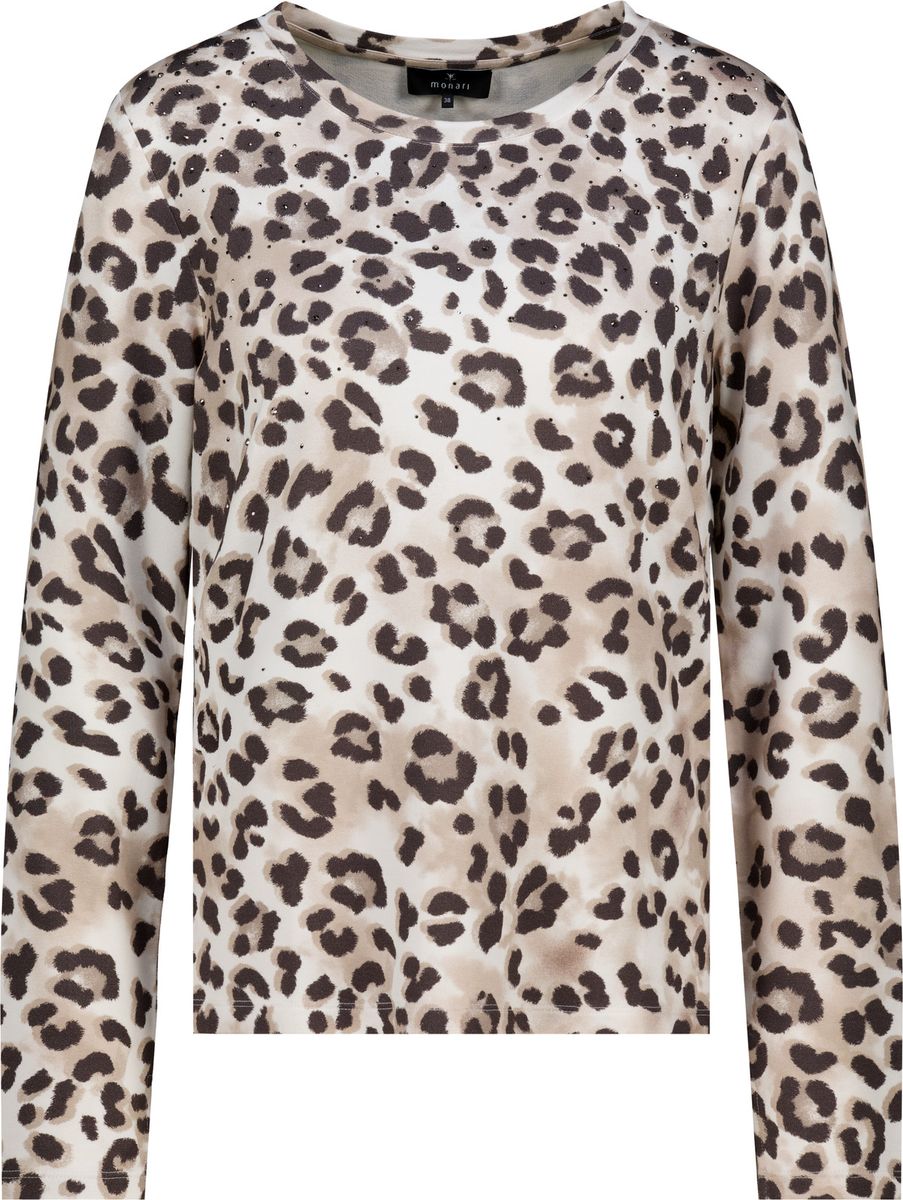 Langarmshirt mit Leo-Muster