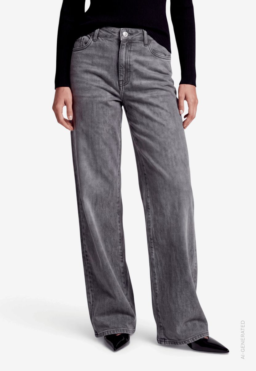 Damen Wideleg-Jeans Style Witney