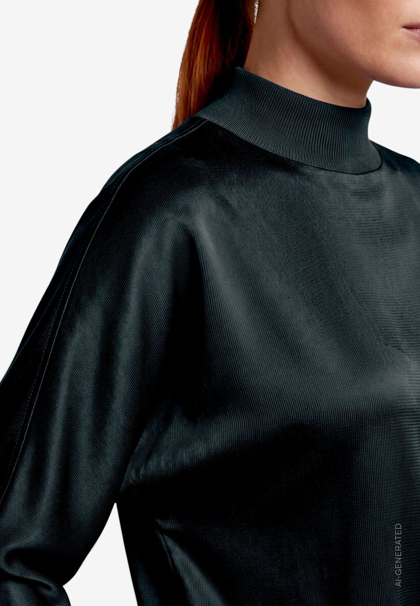 Damen Strickpullover  mit Stehkragen