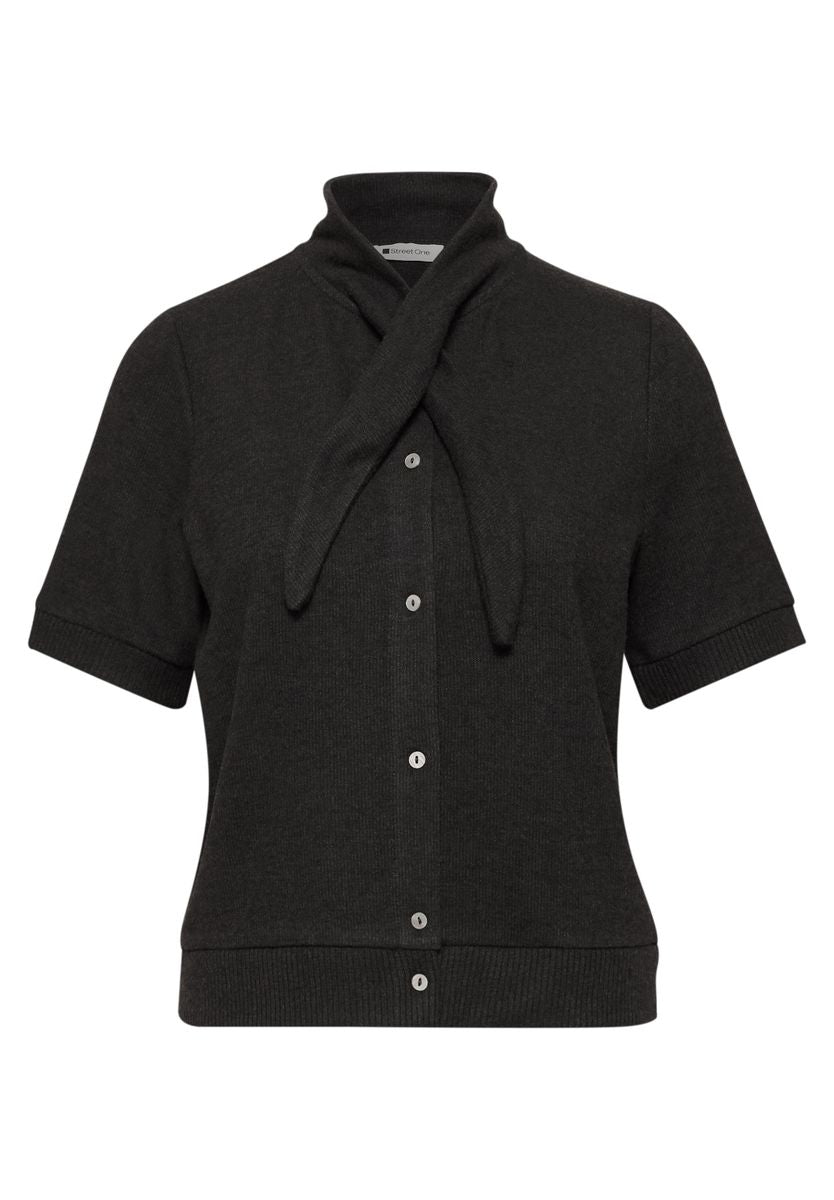 Kurzarm Jacke mit Schalkragen