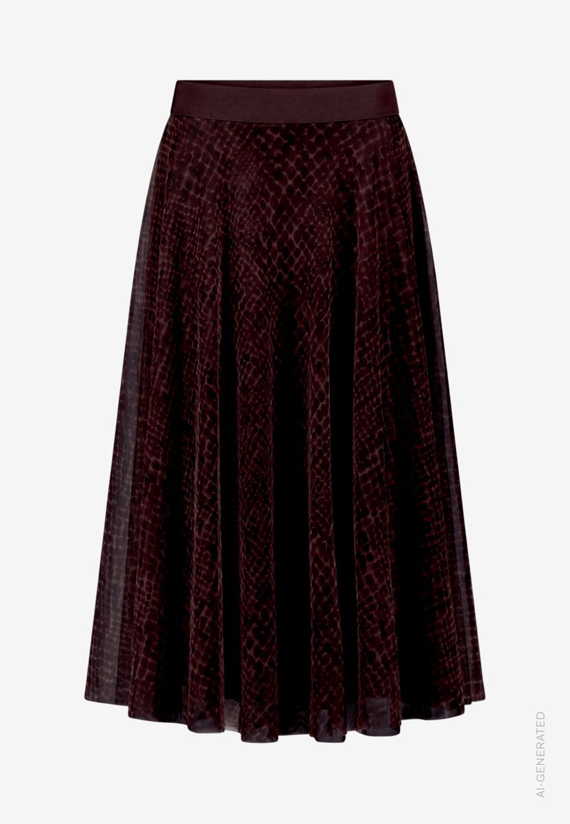 Damen Tüllrock  mit Animalprint