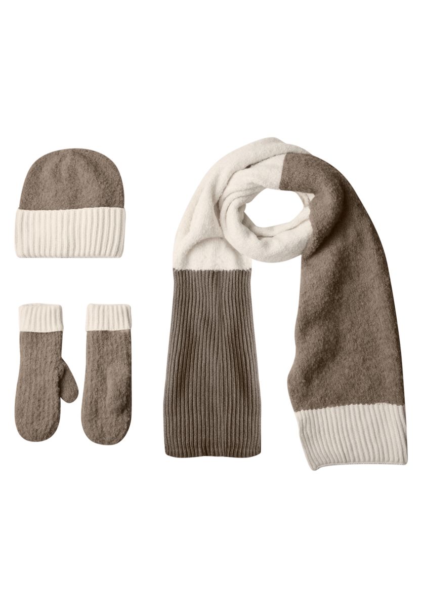 Bouclé-Mix Beanie