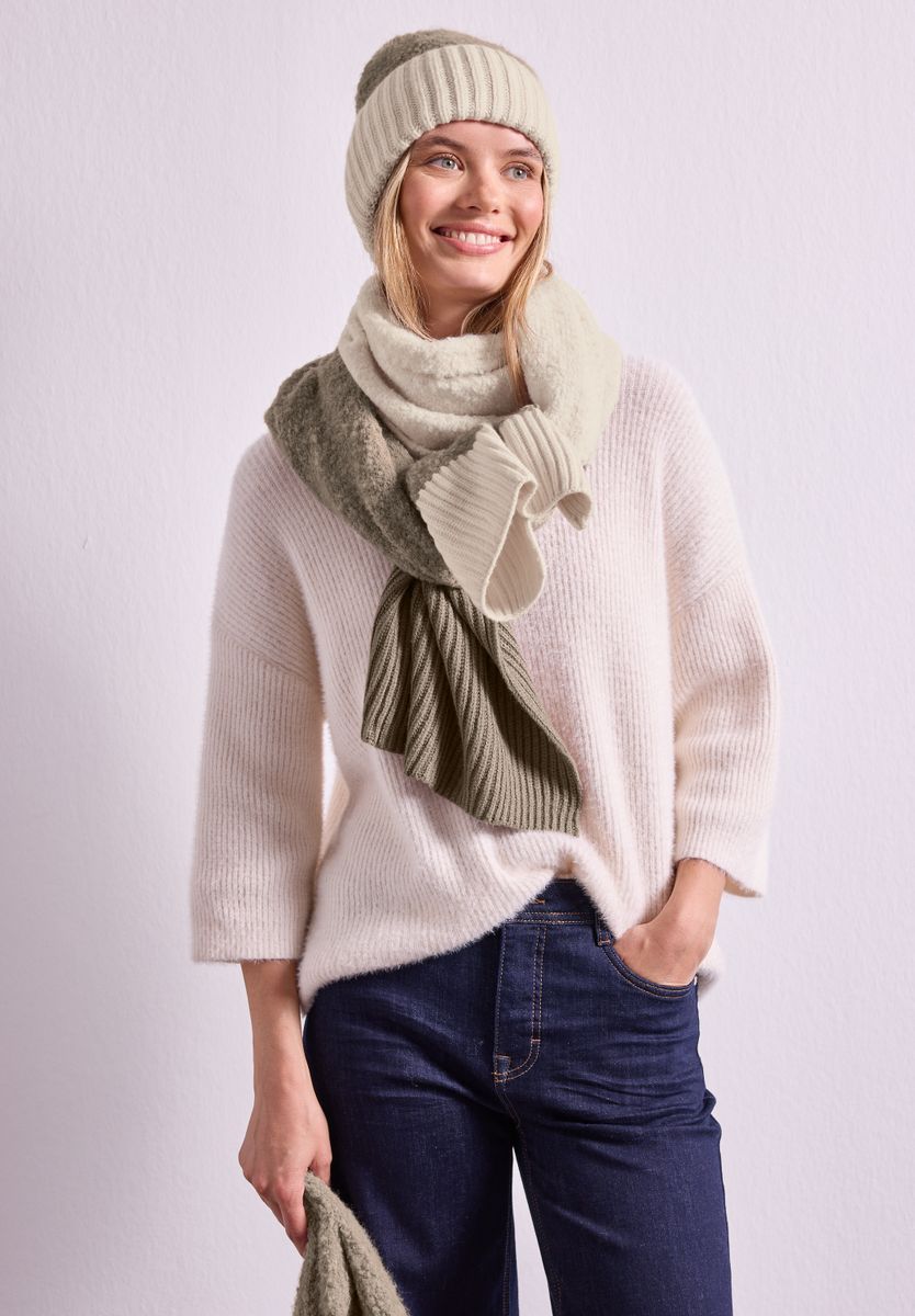 Bouclé-Mix Beanie