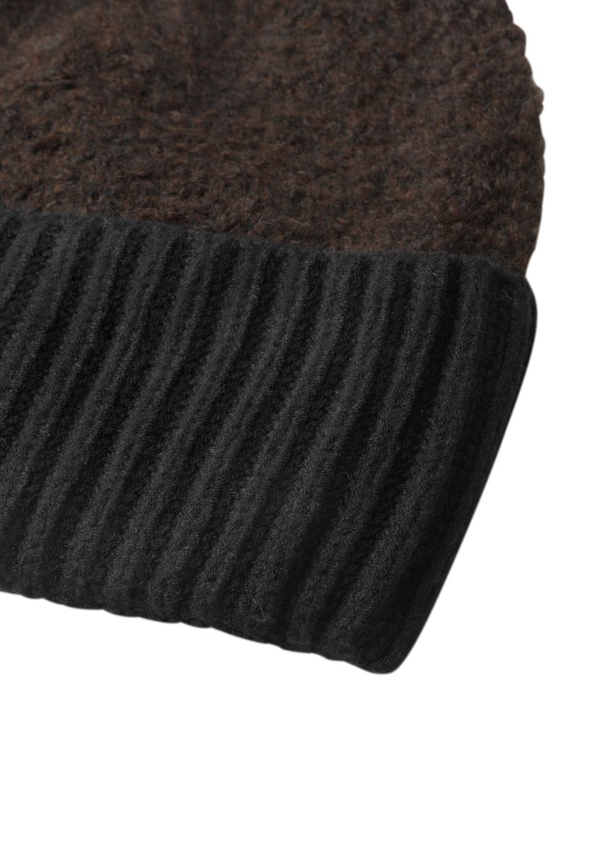 Bouclé-Mix Beanie