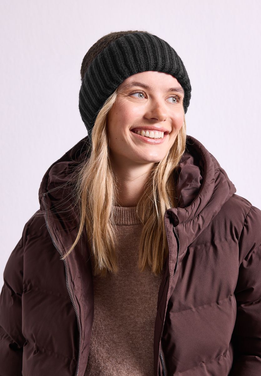 Bouclé-Mix Beanie